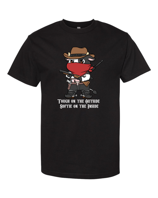 T-SHIRT COWBOY COW