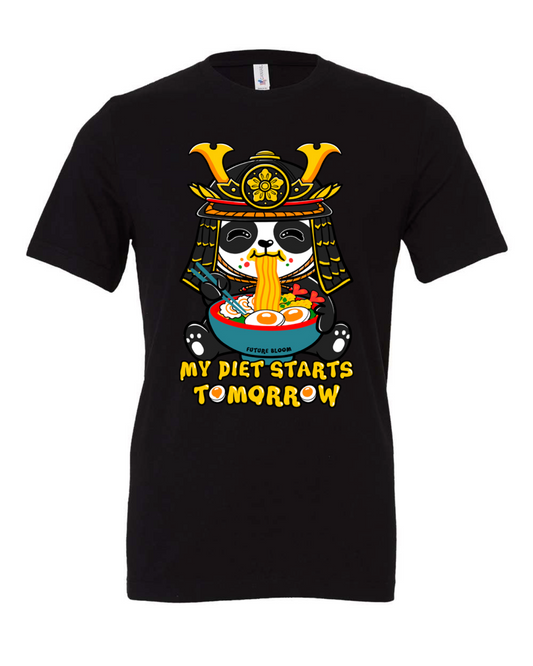 T-SHIRT MY DIET STARTS TOMORROW