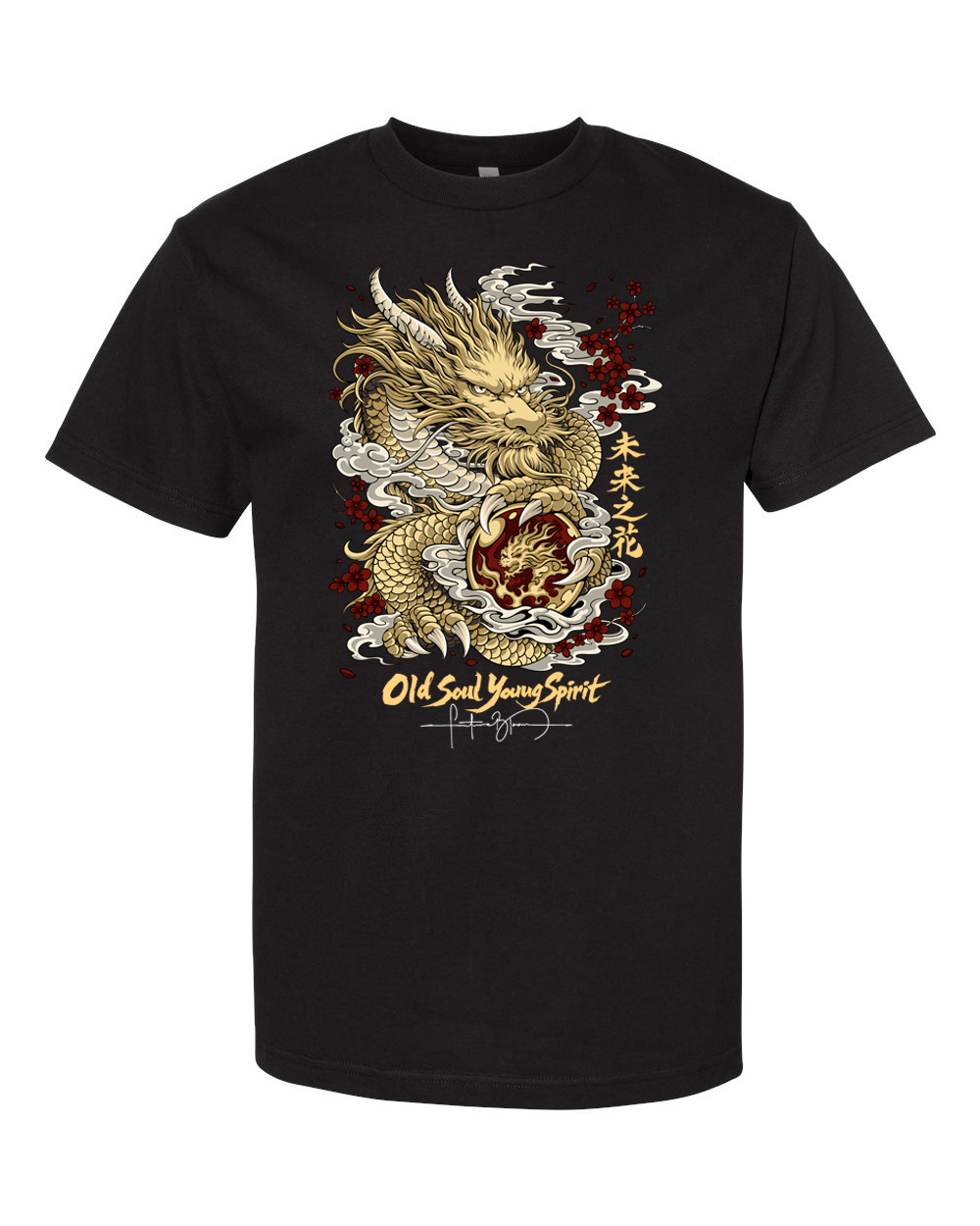 T-SHIRT OLD SOUL YOUNG SPIRIT